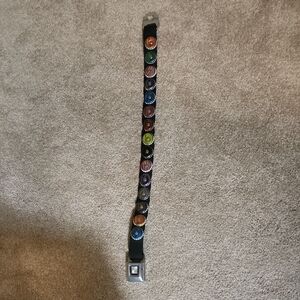 Colorful Belt with Decorative Buckles